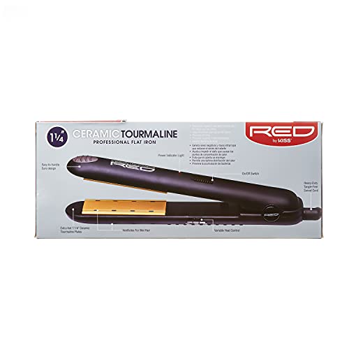 Plancha de Pelo Red by Kiss Titanium Styler Flat Iron miniatura 3