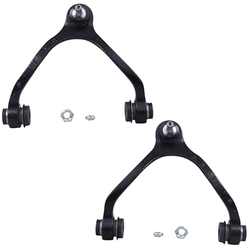 Image of Detroit Axle - 8pc Front End Control Arms Kit for Ford Crown Victoria Lincoln Town Car Mercury Grand Marquis Marauder, 2 Upper Control Arms w /Ball Joints 4 Tie Rod Ends 2 Sway Bar Links Replacement