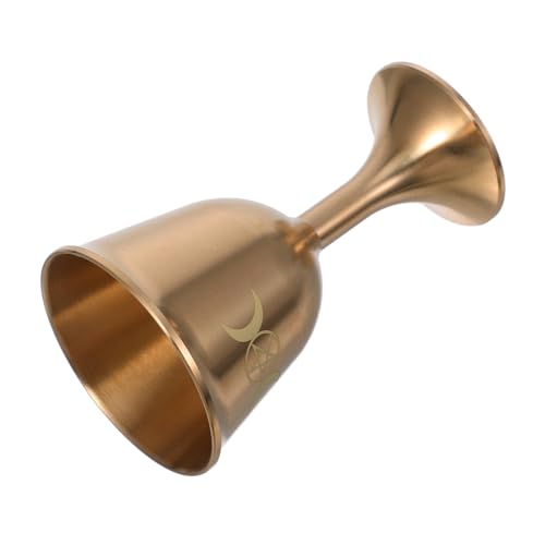 Veemoon Copa de Decorativa para Ofrecimientos de Agua Cáliz de Altar de Metal para Ritual Taza de Resistente para Ceremonias y Decoración