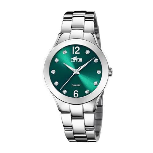 Lotus Reloj Bliss 18884/7 Acero Mujer Circonitas, Silver-Green, Bracciale, Silver-Green, Bracciale