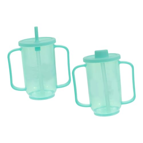 BELLIFFY 2個 高齢者用 カップ 食品グレード素材製 滑り止め設計で持ちやすい 手にフィットする形状の な飲み口付き 用水補給カップ
