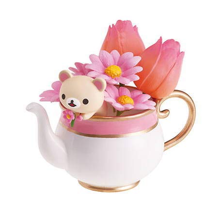 Amazon リラックマ Flower Tea Cup 2 マーガレットで花占い 単品 ロボット 子ども向けフィギュア おもちゃ