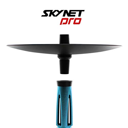Shisha King | Skynet® Pro Shisha 60cm, Set mit Schlauch, Mundstück, Tabakkopf & Zubehör, 4 Schlauchanschlüsse | SkyBlue – Bild 4