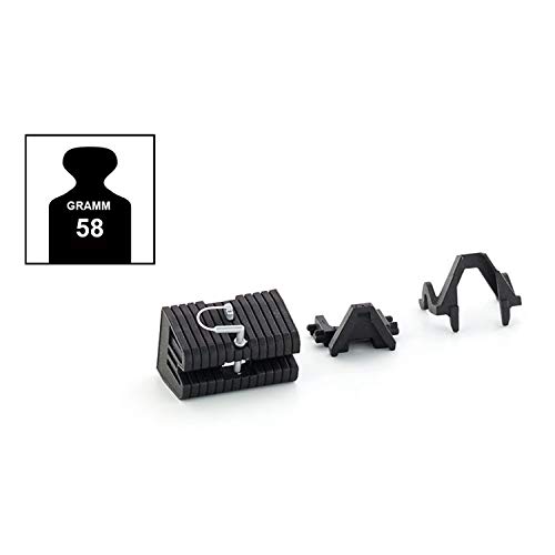 siku 3095, Adapter Set mit Frontgewicht, 1:32, Metall, Schwarz, Passend für Front-und Heckkupplung von siku Traktoren – Bild 5