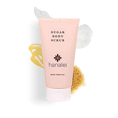 Vegan, Cruelty-Free And Paraben-Free Brown Sugar Body Scrub: Moisturizing Exfoliator For Dry Skin And Body Care By Hanalei – Made With Hawaiian Raw Cane Sugar And Kukui Oil. Made In The Usa - 150G #TOP1