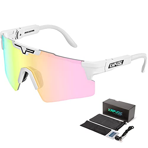 Kapvoe Polarized Sports Sunglasses, Uv400 Protection Cycling Glasses With Adjustable Frame Bicycle Eyewear, Suitable For Men And Women For Baseball Running Cycling Golf 06 #TOP29