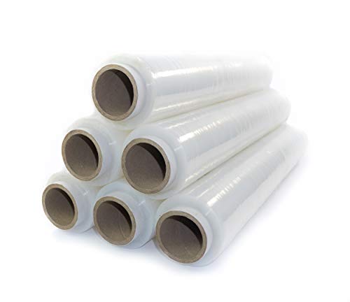 Pellicola Elastica Nera Per Imballaggio - Rotolo Da 150m X 40cm, 23 Micron, Allungamento 250%, Per Traslochi E Pallet - Foto 4