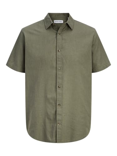 Jjesummer Linen Blend Shirt S/S Sn – Ansicht 1