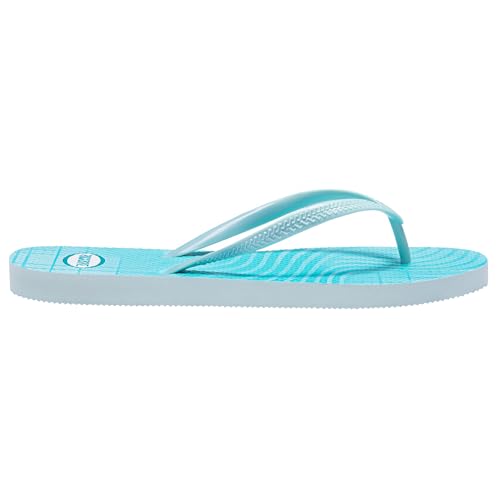 Image of RockDove Women's Seabreeze Printed Beach Flip Flops | Waterproof, Lightweight, Comfortable, Non-Slip, Indoor /Outdoor Sole, Gift-Ready, Breathable, Open Toe, Printed