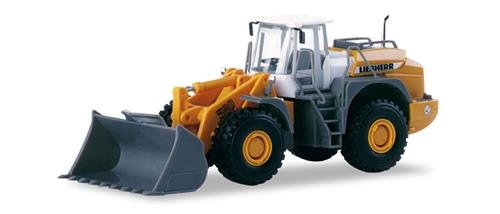 HerpaLiebherr L580 wheel loader, 1:87 Scale, Plastic Model Truck, Collectible, Unisex Adult