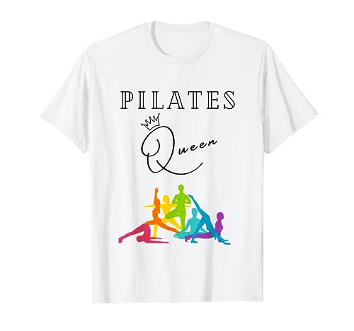 Pilates Queen Trainerin Pilateskurs Pilatesdamen Pilates T-Shirt Pilates Queen Trainerin Pilateskurs Pilatesdamen Pilates T-Shirt