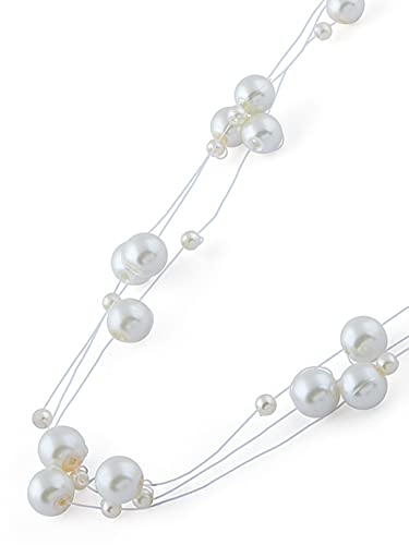 Modern Multistrand Pearl Necklace for Women