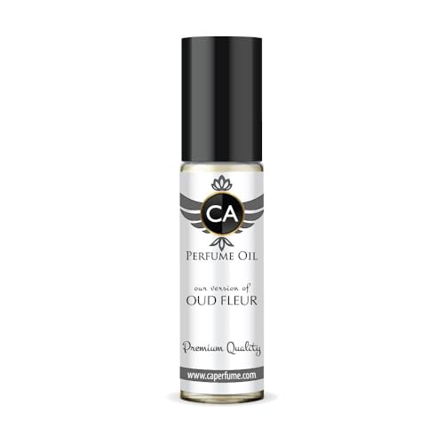 CA Perfume Impression of Oud Fleur Unisex Eau De Parfum Woody Chypre Scent Long Lasting Unisex Fragrance Travel Size TSA Ready for Day and Night Wear 0.33 Fl Oz 10ml