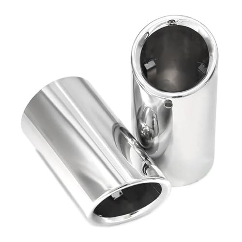 Tuyau d'échappement en finition chrome silver pour surélever le style de votre BMW X5