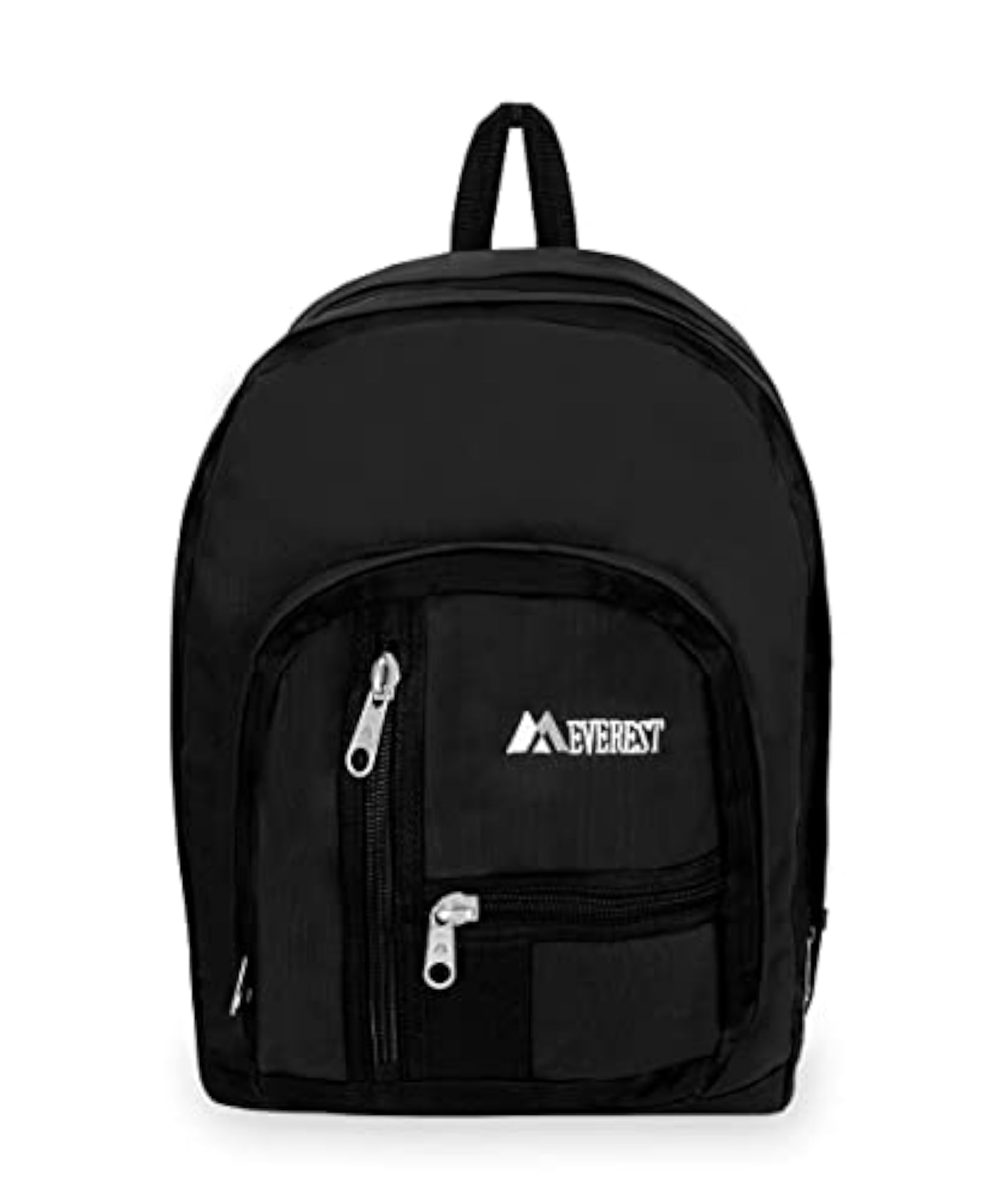 Double Main Compartment Backpack, Black