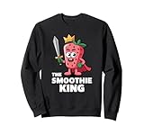 Simpatico frullato guerriero con corona e spada