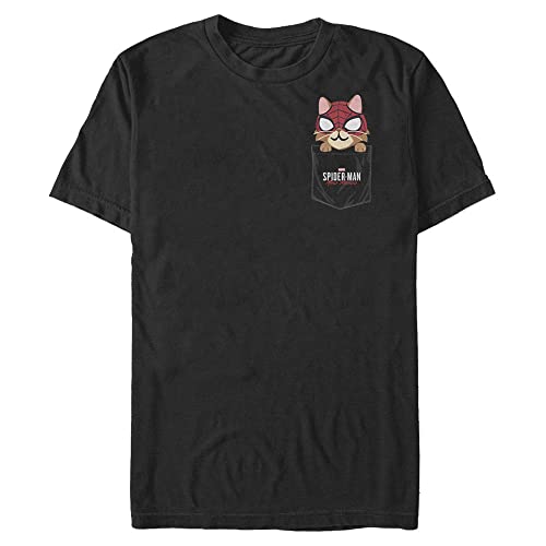 T-shirt Marvel Games Pocket Cat homme fini les hauts geek inconfortables