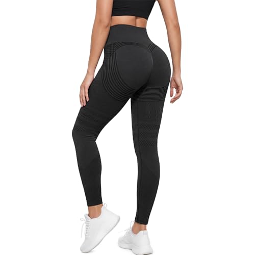 Gtrsiow Anti Cellulite Compression 3D Leggings Women,High Waist Butt Lifting Tummy Control with...