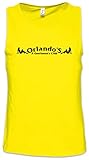 Urban Backwoods Orlando\'s Homme Men Tank Top Débardeur Vest Jaune Taille 4XL
