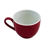 Ritzenhoff & Breker Doppio Espresso Obere, Obertasse, Ober Tasse, Geschirr, Porzellan, Rot, 80 ml, 516128