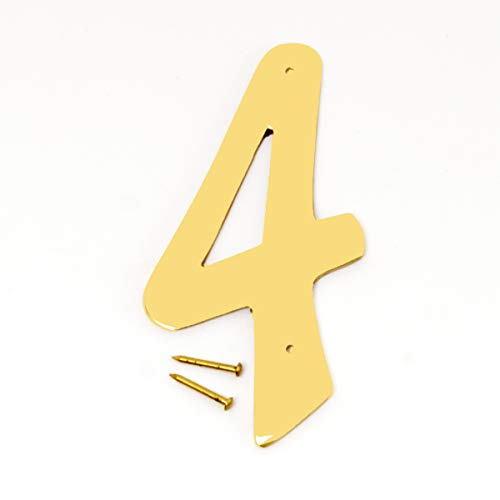 BR-40/4 Prod.4 Numeri civici decorativi in ottone