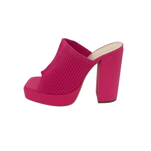 Sandales à talons hauts en tissu extensible aux finitions de qualité