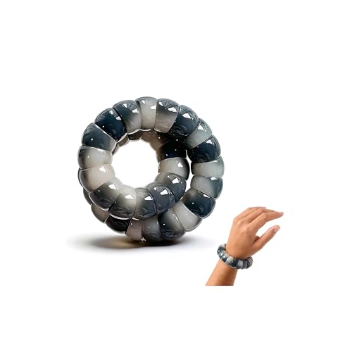 Image of Natural Bodhi Seed Bracelets Anxiety Fidget Bracelets Anxiety Relief Items Protection Healing Stretch Bodhi Fidget Bracelet for Women Men