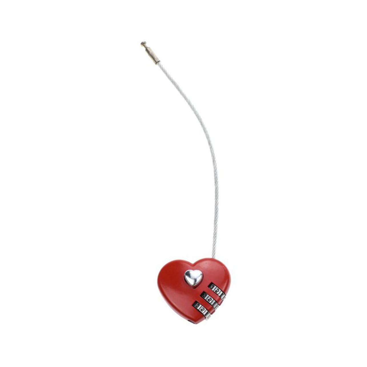 Didiseaon 12 Piezas Cerraduras Para Taquillas Candado De Amor Cerraduras De Equipaje De Viaje Cerraduras Para Maletas Del Día De San Valentín Bloqueo Diario Viajar Lindo Cerrar