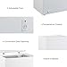 KEG 5.0 cu ft Top Chest Freezer with Adjustable Thermostat and Removable Storage Basket, Freezing Machine for Home and Kitchen