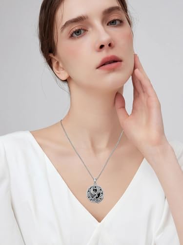 Phoenix Necklace Mothers Day Gifts for Mom S925 Sterling Silver Celtic Phoenix Pendant Necklace Phoenix Jewelry, Phoenix Birthday Gifts for Women Mom Sister Grandma Nana Girlfriend Anniversary Mothers Day3