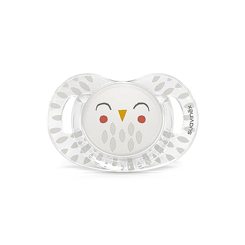 Image of Suavinex Bonhomia SX PRO Physiological Pacifier, Supports Breastfeeding Babies, Pacifiers for 18 Months and Up, Baby Pacifier, Baby Accessories, (Beige)
