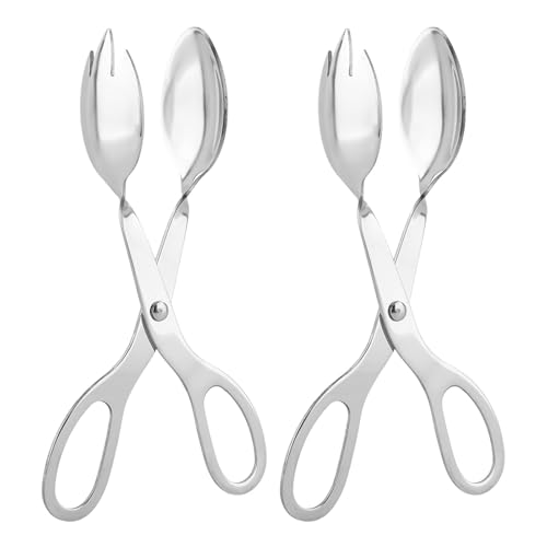 2-Pack Heat-Resistant Scissor Tongs
