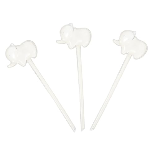 BCOATH 3Pcs Elephant Shaped Plastic Automatic Watering Device for Potted Plants Easy to Use Watering Globes for Home Gardening Garden Patio and Lawn Irrigation