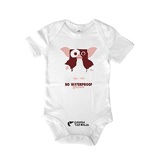 GAMBA TARONJA Gizmo - Bebe - Body - Gremlins - Mogwai 0-3 Meses