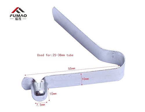 Manufacture 10Pcs Stainless Steel V Shape Button Stamping Spring Clips