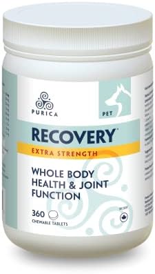 PURICA Pet Recovery Extra Strength – Advanced Joint Function Supplement for Dogs, Supports Hip & Joint Care, Includes Glucosamine, 360 Count
