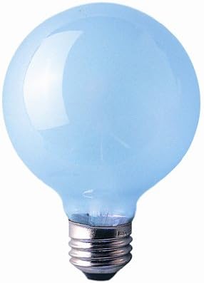 Bulbrite 40G25FR/N 40W 120V Full Spectrum True Daylight R30 Globe Bulb, Frost
