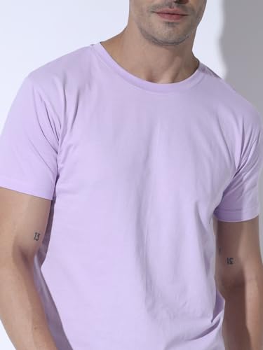 Image of Round Neck Half Sleeve Pure Cotton T-Shirt