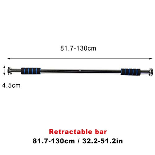 Multi Purpose Trainer montado na porta Tubo de aço espesso Barra de puxar, barra do queixo para cima