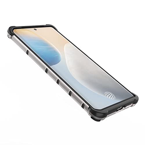 Image of Glasgow Back Case Cover Compatible with Vivo X60 Pro Plus (Stylish Design) - Black