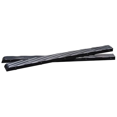 Tie Down Engineering 4 ft. in Length Boart Trailer BUNK Glide ON’S Black Packs of 4 Pieces Compatible with 2x4 Boards