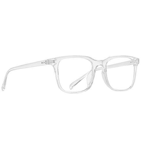 Occffy Blue Light Blocking Glaases Men Women Glasses for Computer Screen Gaming Anti Eye Fatigue with UV Protection Oc092 (Clear)