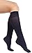 EABERN 6 Pair Women Opaque Microfiber Stretchy Knee High Trouser Socks-navy