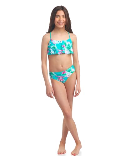 Image of Kanu Surf Girls Cindy Flounce Bikini Beach Sport 2 Piece Swimsuit