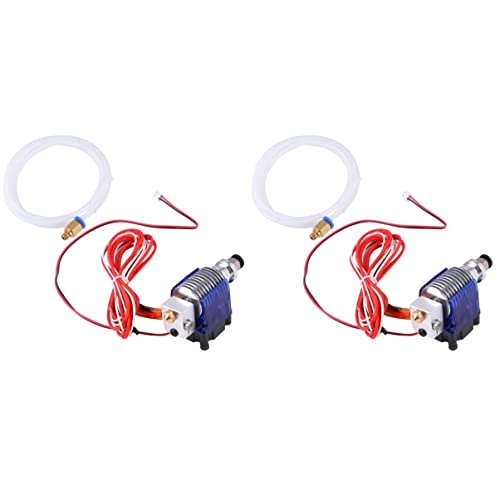 ULTECHNOVO 2pcs Extrusion Head J-head Metal Hotend Extrusion Head for Printer Fan Cover