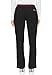Med Couture Women's Yoga Pull-On Pant with 7 Pockets Ultra-Soft Rib-Knit Waistband and 2-Way Stretch Technology - MC7739, M, Black