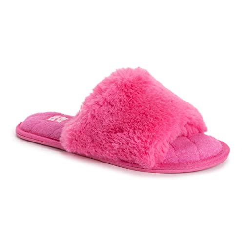 MUK LUKS womens Muk Luks® Women's Sariah Slide Slipper, Azalea Pink, Small US