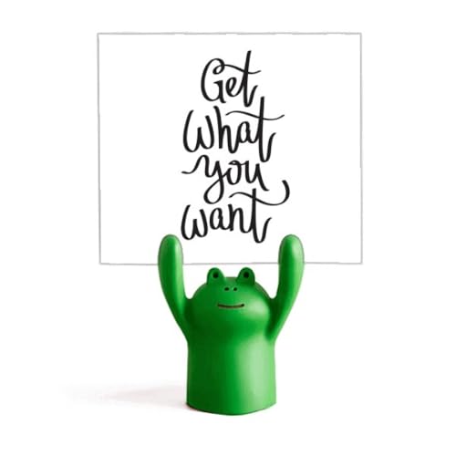 Fini les papiers perdus avec le mémo titulaire grenouille art déco