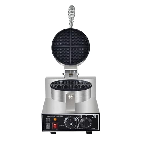 Aeydjxmer 110V Commercial Waffle Maker Round Waffle Maker Machine thumb #3