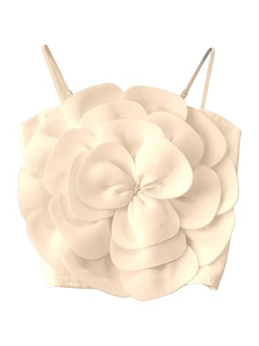 Image of GORGLITTER Women's Flower Going Out Crop Tops Cute Boho Concert Club Outfit